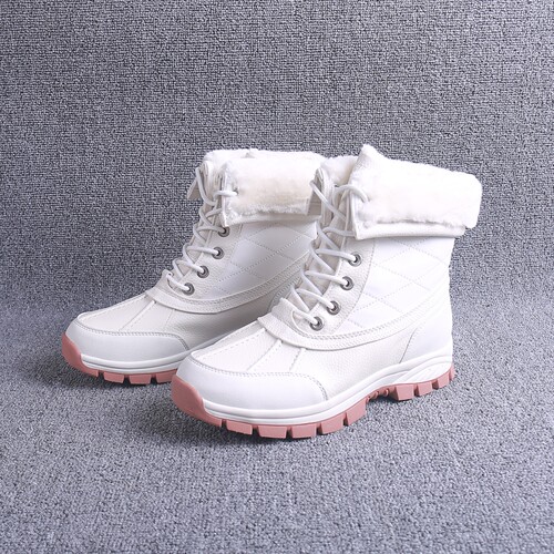 欧洲户外雪地靴抗寒保暖棉高帮