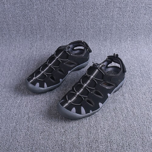 外贸原单男士镂空沙滩鞋