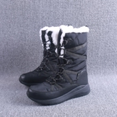 25度加绒加厚加毛保暖雪地靴女防水防滑高筒大棉鞋 欧洲冬季 抗寒