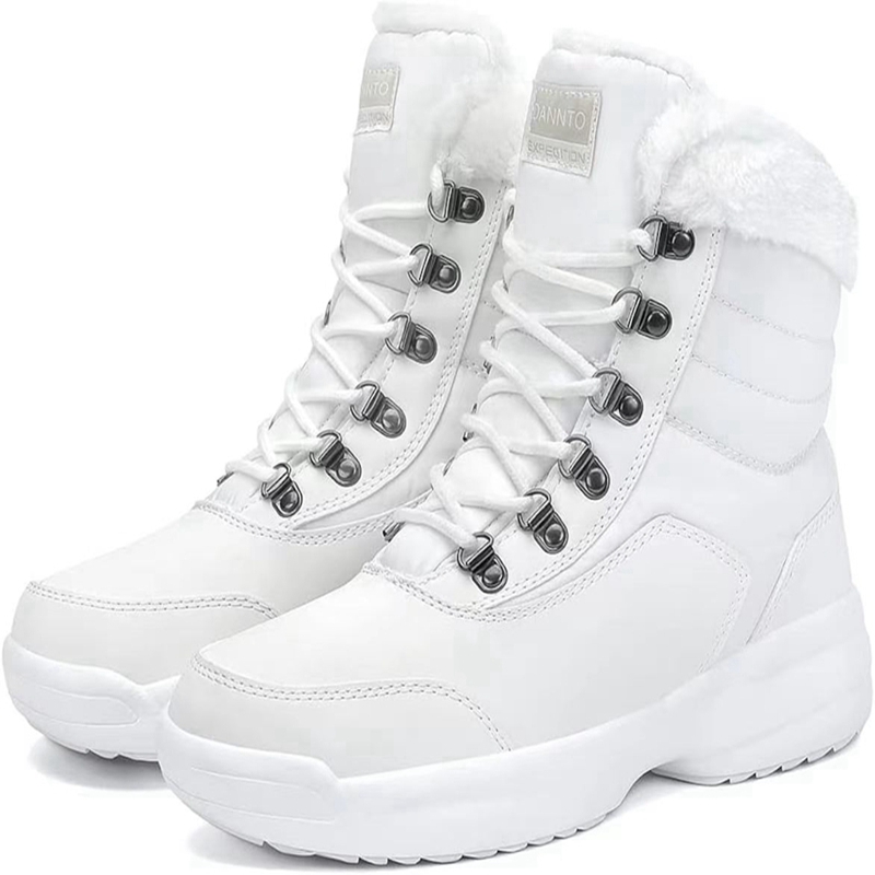 雪地靴保暖防滑防水超轻白色