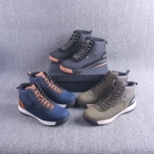 男 40度厚底中帮雪地棉东北大棉鞋 俄罗斯冬季 真皮羊毛雪地靴抗寒