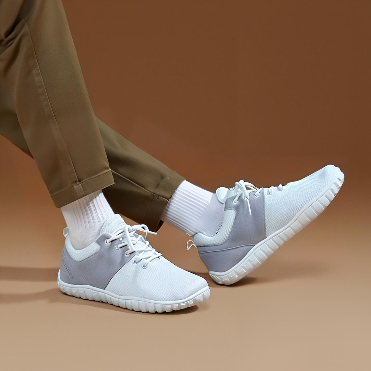 宽楦系带防滑透气低帮网布休闲鞋