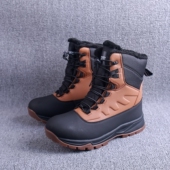 加厚 30保暖雪地靴高帮防水防滑雪地靴东北棉鞋 冬季 真皮户外抗寒