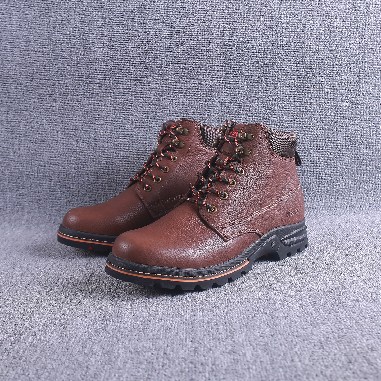 口老美原单真皮男士工装靴