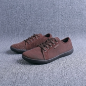 外贸宽楦赤足跑步鞋 室内跑鞋 4E加宽超舒适男运动鞋 薄底缓震跑步鞋