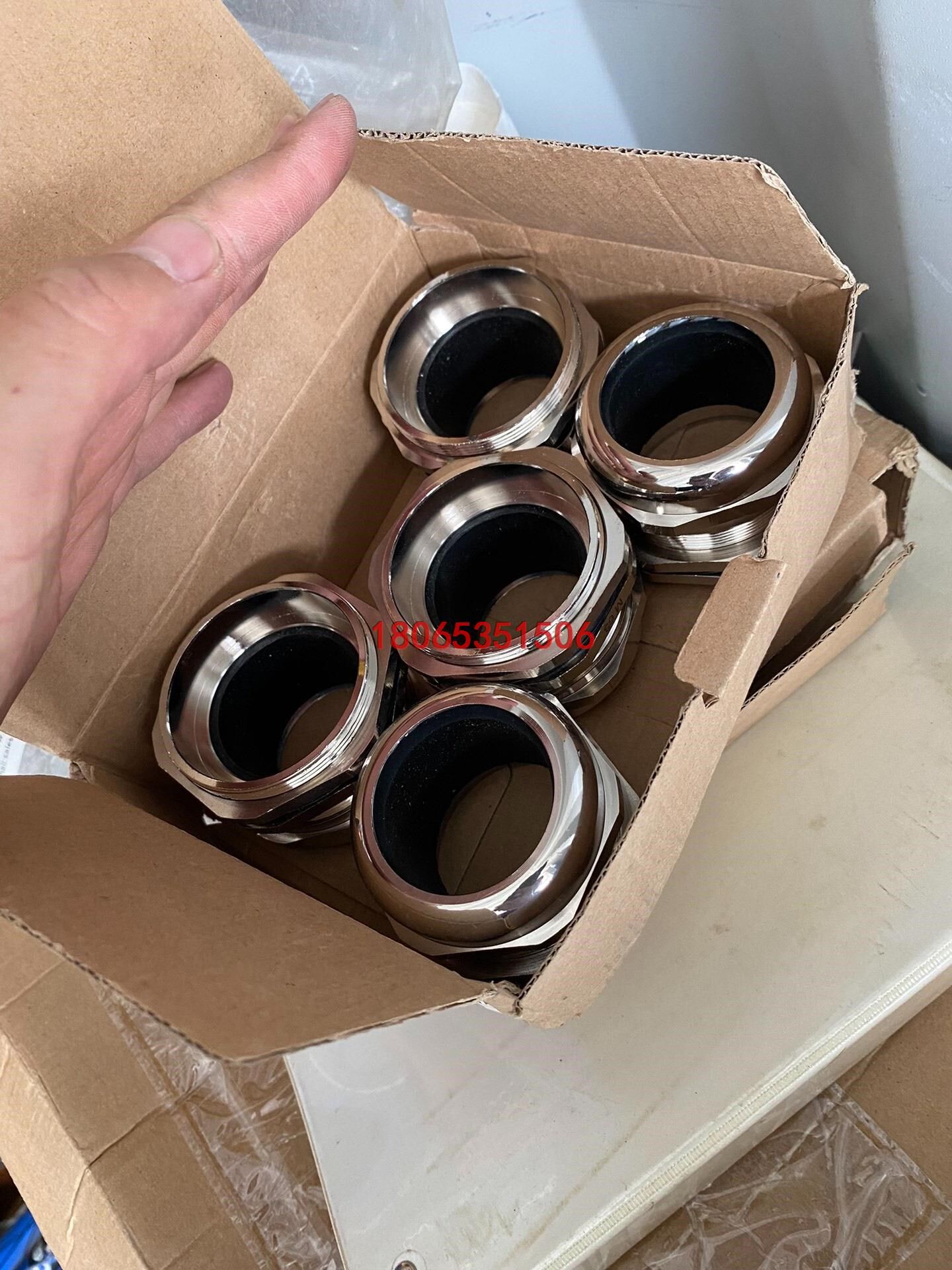 mc63 填料函格兰头铜镀锌线径m63-44一盒5个