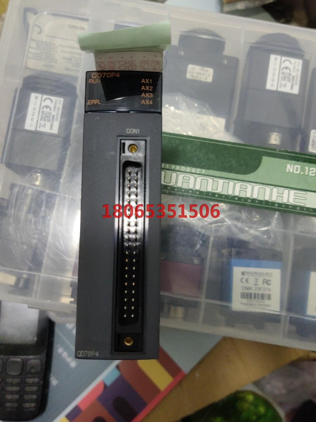 三菱PLC  QD70P4功能正常成色如图!