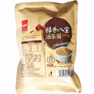 新品老鼎丰油茶面独立包装8袋/400克五种果仁醇香八宝东北炒面满4