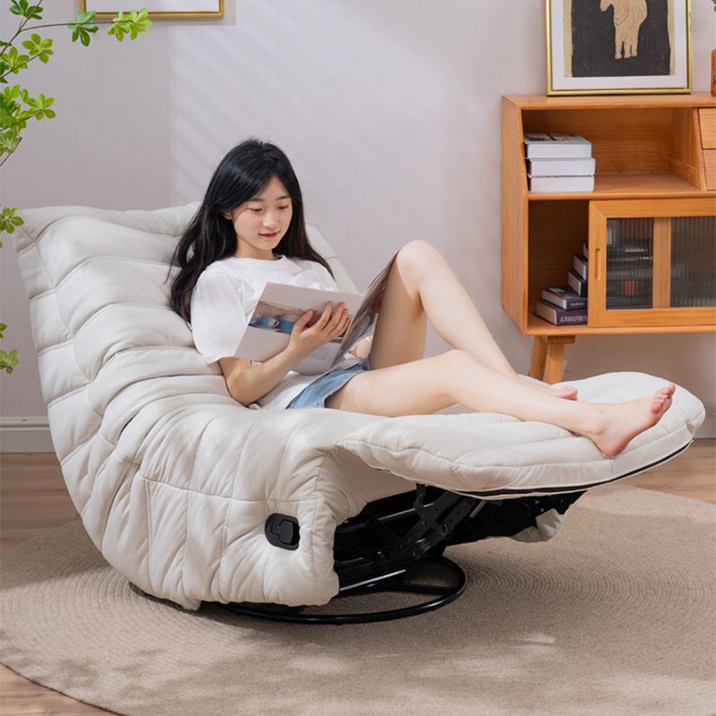 日本无印mu头等舱沙发毛毛虫懒人沙发多功能电动旋转摇椅客厅阳台