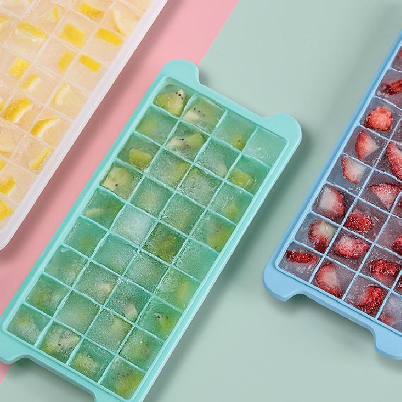 硅胶冰格制冰盒自制辅食做冰球器家用小型速冻器冰箱冻冰块模具