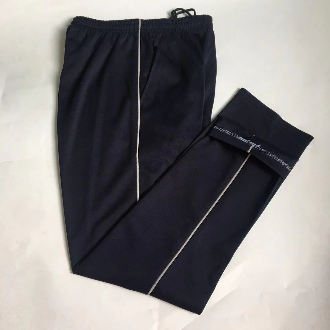 灰色反无光条夏季杠校服一条杠春秋运裤动道长裤宽松两杠学双生校