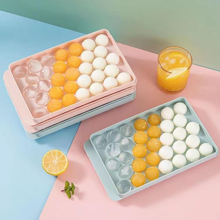 夏季冰格制冰盒自制辅食做冰球神器家用小型速冻器冰箱冻冰块模具