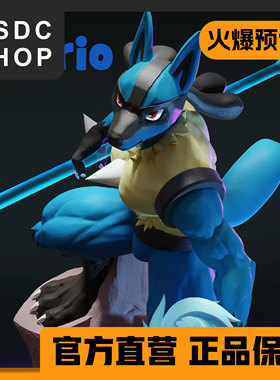 现货发售【DSDC SHOP】柴丼设计路卡利欧 Lucario GK手办