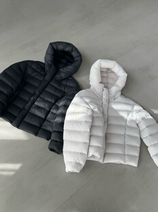高品 90白鸭绒 简约排骨 零感无压 连帽羽绒服 越是简约越需高质