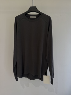 插肩袖 FP高品 慵懒松弛遮肉显瘦上衣女 T恤 纯色圆领宽松长袖