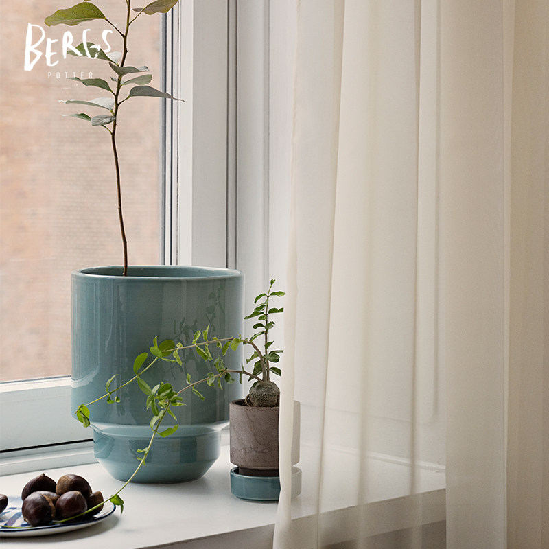 Bergs Potter 霍芙釉面 宝格仕 室内外花园绿植北欧花盆