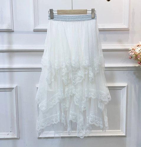 映氏ins女装专柜国内代购2020秋420346706不规则下摆中长款半身裙