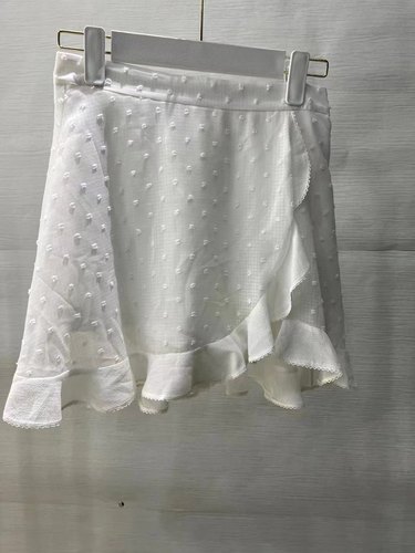 映氏ins女装专柜国内代购2020夏420246049荷叶边半身短裙599