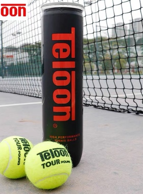 天龙网球pound P4高弹专业比赛球耐打耐磨训练桶装网球两件优惠