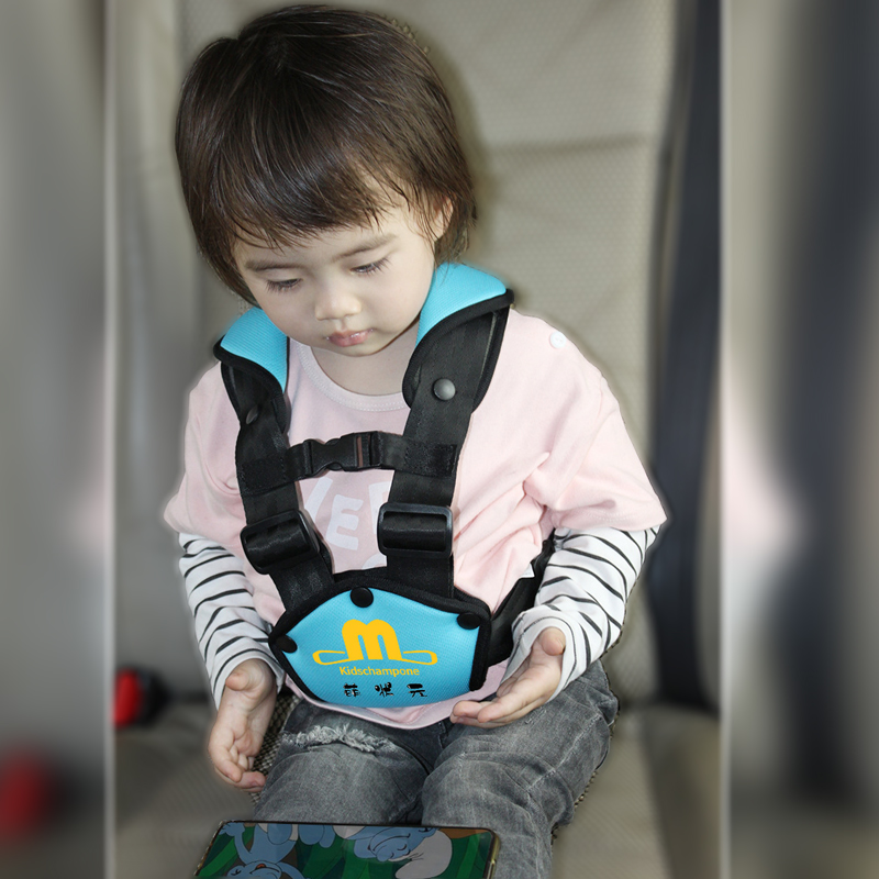 简易儿童防摔汽车用绑带宝宝车载便携小孩可躺充气床安全睡觉神器