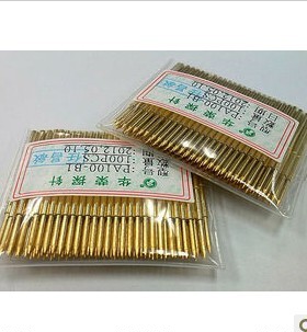 镀金尖针，金色探针，黄色测试针，PA顶针-B1尖100，尖头