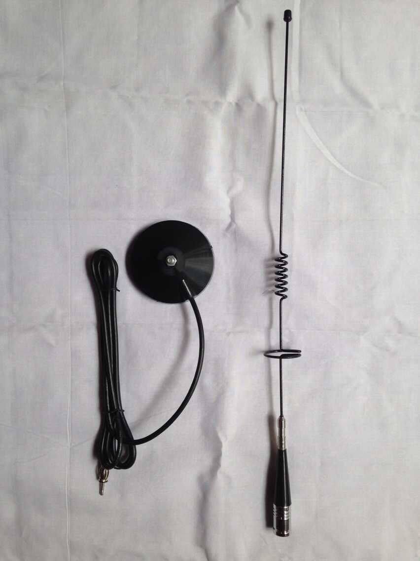 커넥터는 사용자 정의 가능 항공 밴드 안테나 SDR 안테나 TH28A 차량 항공 밴드 안테나 흡입 컵 안테나