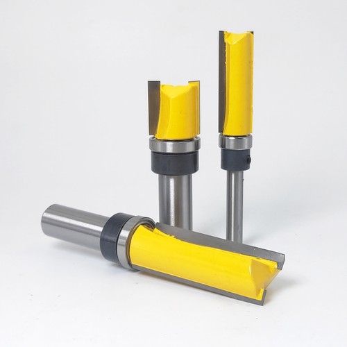 热销仿形直刀木工修边刀修边机刀头带轴承直刀仿型修边刀木工铣刀