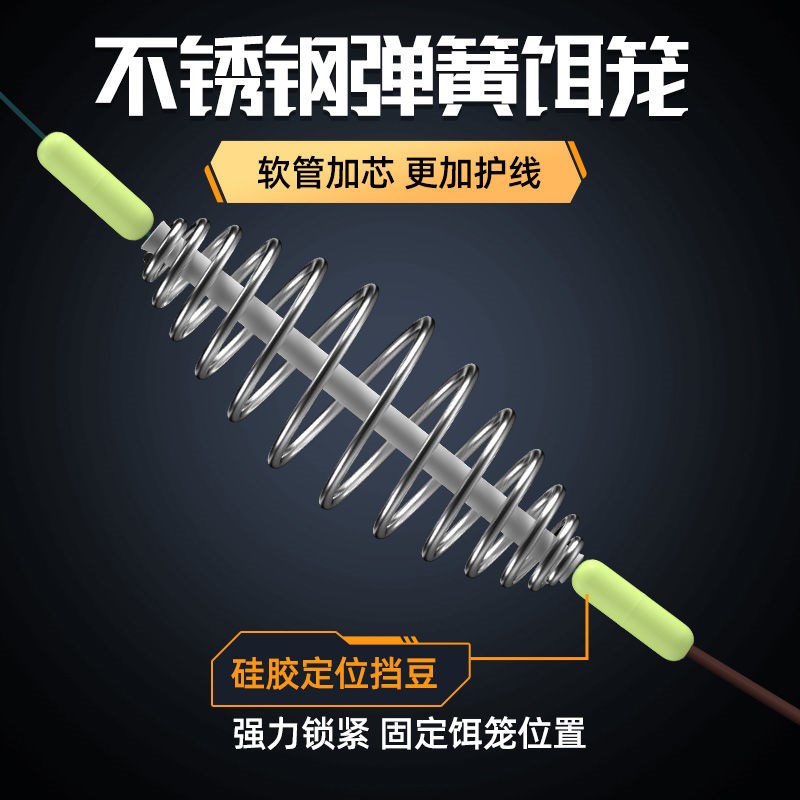 热销鲢鳙线组pe线加固鱼线主线浮钓巨物主线组成品线大物弹簧钓组