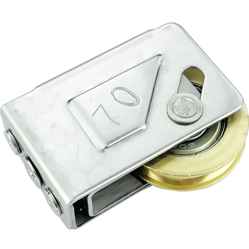 热销老式70型铝合金门窗滑轮推拉平移窗户轴承滚轮子玻璃门不锈钢