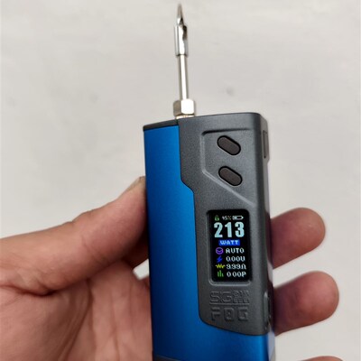 热销510电烙铁大功率213W装2个18650电池Tepy-C口冲电囗没有配烙