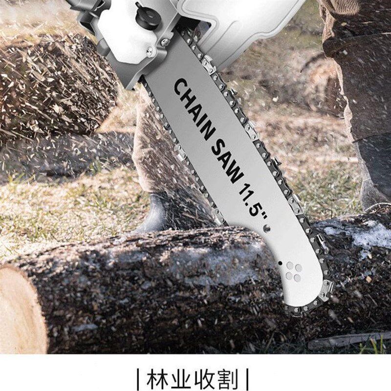 热销角磨机改装电链锯手持式电锯伐木家用锯柴小型多功V能手持切