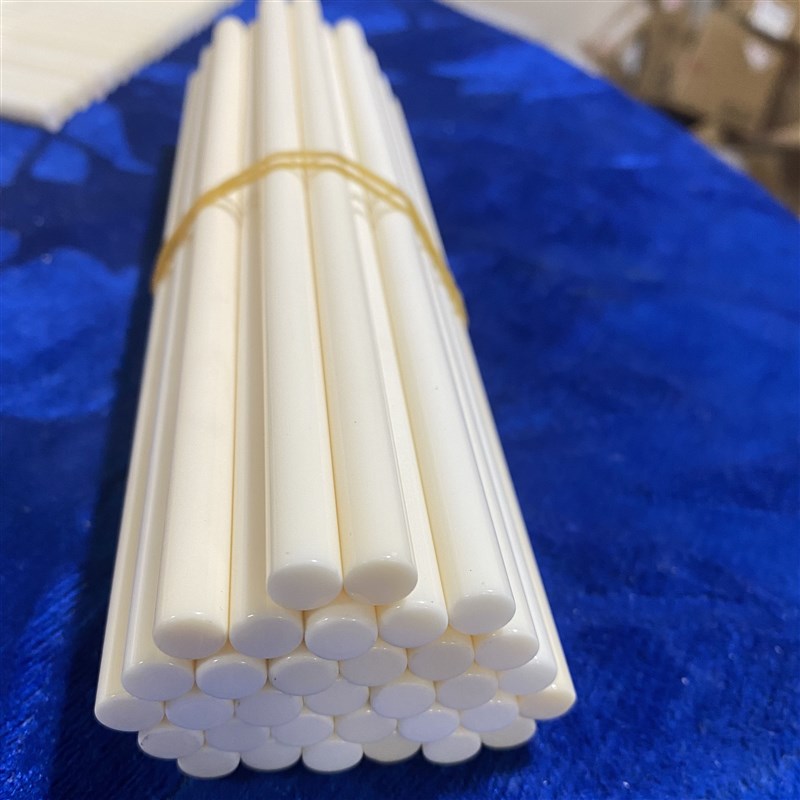 热销99氧化铝陶瓷棒镜面 绝缘耐磨耐高温 刚玉棒搅拌棒可加工牙丝