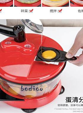 热销大号3.0L手动绞肉机料理器家用饺子馅绞菜搅拌机绞馅碎肉菜神