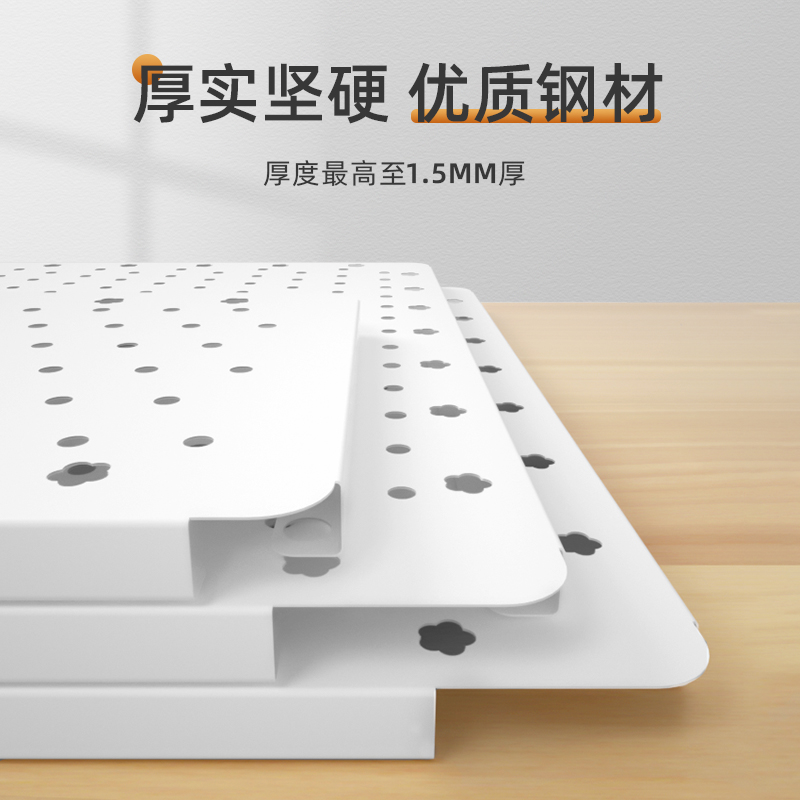 热销桌面洞洞板隔板桌上置物架家用学习桌书桌办公桌挡板立式夹式