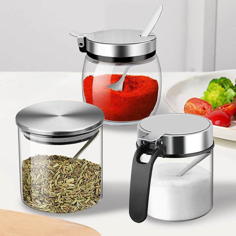 热销调料瓶调味罐套装调料盒玻璃烧烤撒料瓶厨房用品家用佐料盐胡