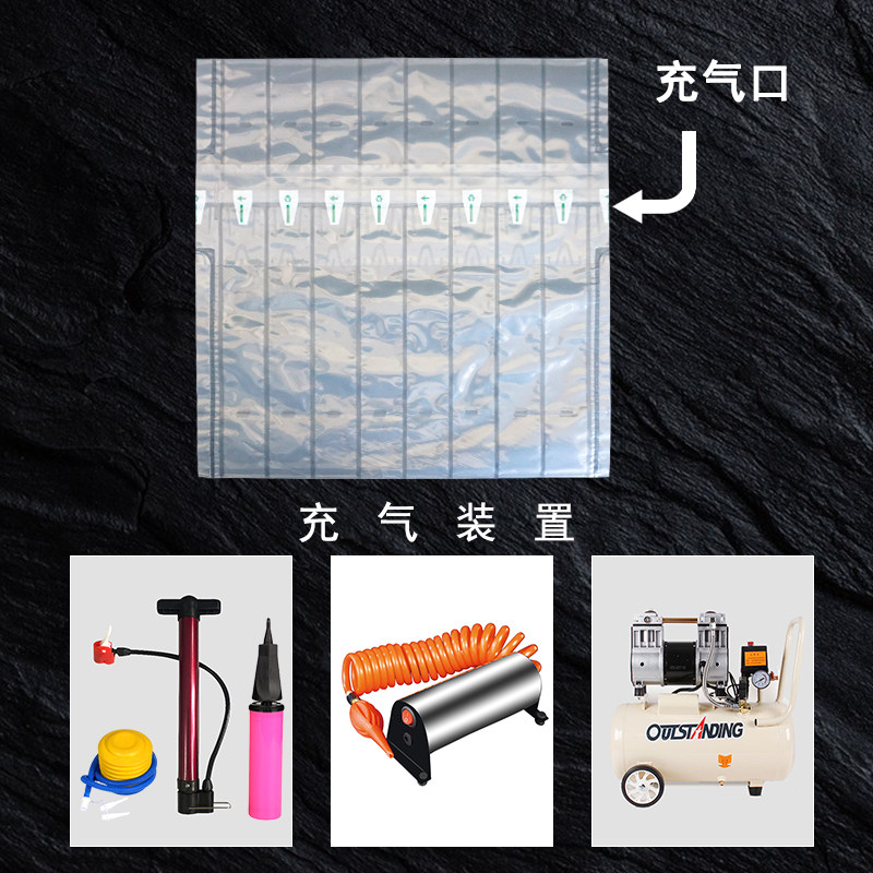 热销西瓜气泡柱袋哈密瓜香防撞防摔防震水果快递包装打包气柱袋充