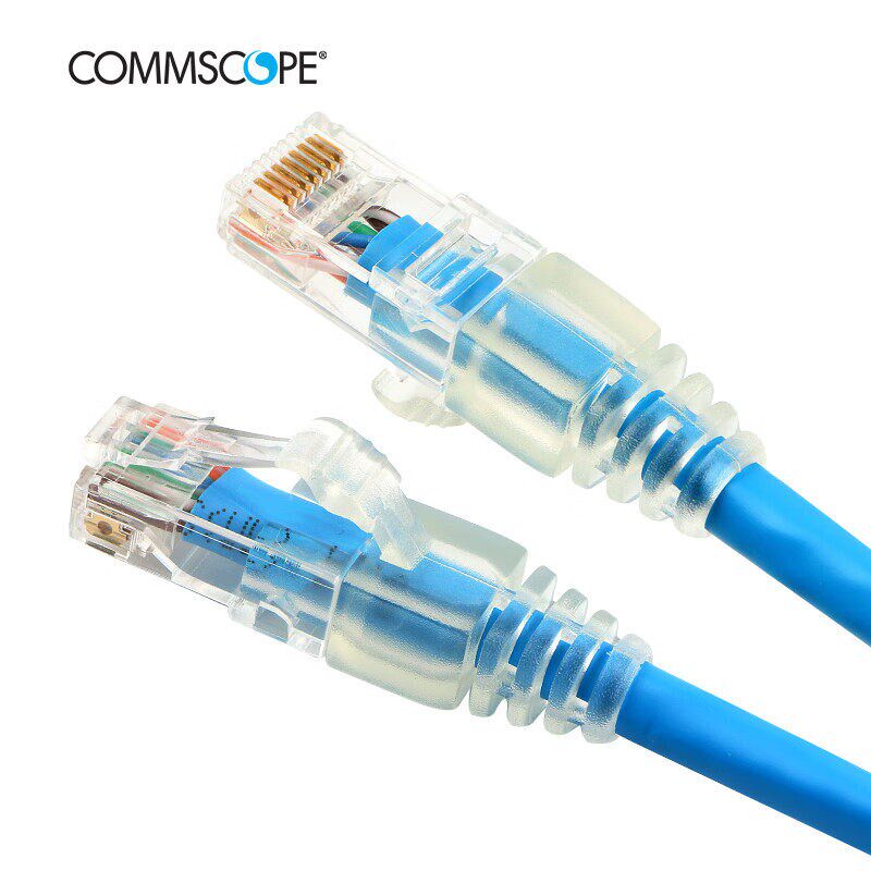 热销康普六类非屏蔽跳线2米3米RJ45千兆网络成品网线NPC06UVDB-BL