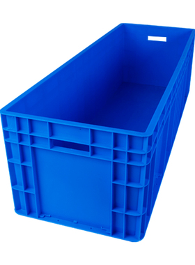 热销EU箱长方形特大周转箱物流箱加厚带盖工具收纳箱塑料盒工业物