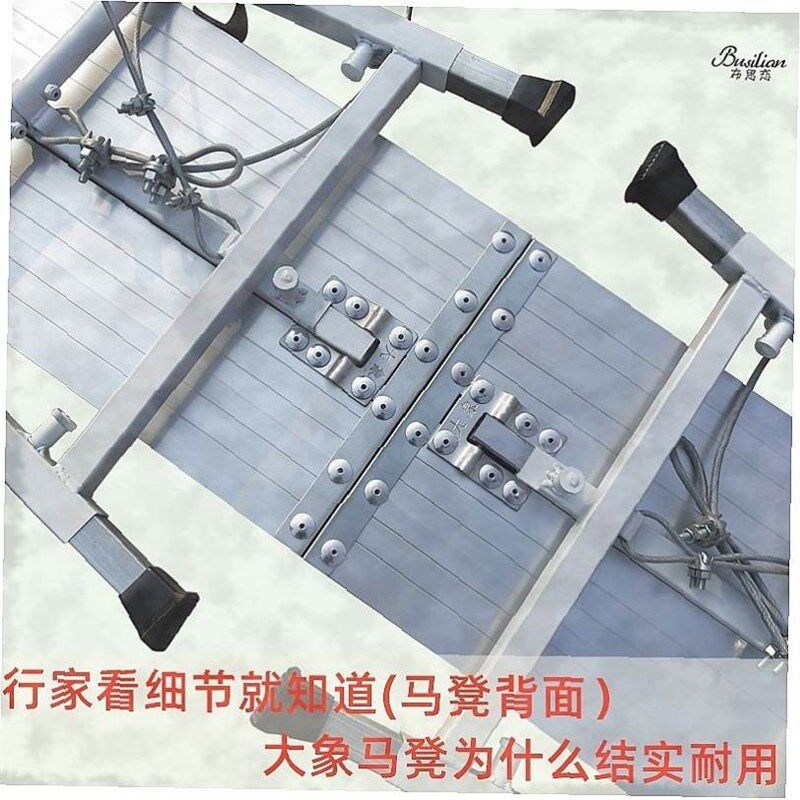 热销全铝合金马凳折叠伸缩跳板工地刮腻子高跷装修脚手架踏板快速