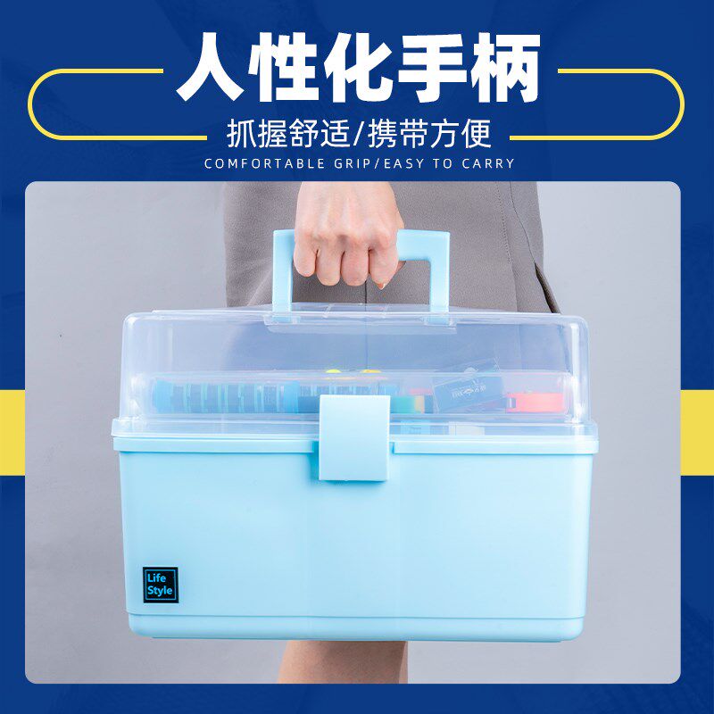 热销多功能三层台钓渔具配件收纳盒饵料钓鱼收纳包鱼具工具箱路亚