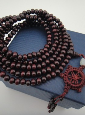 送礼紫檀木手链毫米佛珠