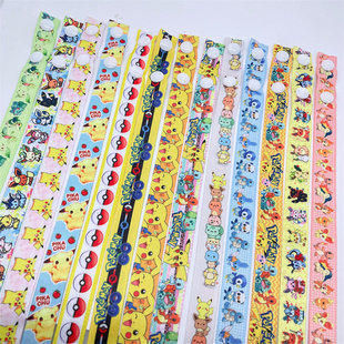 皮卡丘2cm宽口罩挂绳绳延长防丢耳绳调节带挂脖防掉口罩绳袋精灵