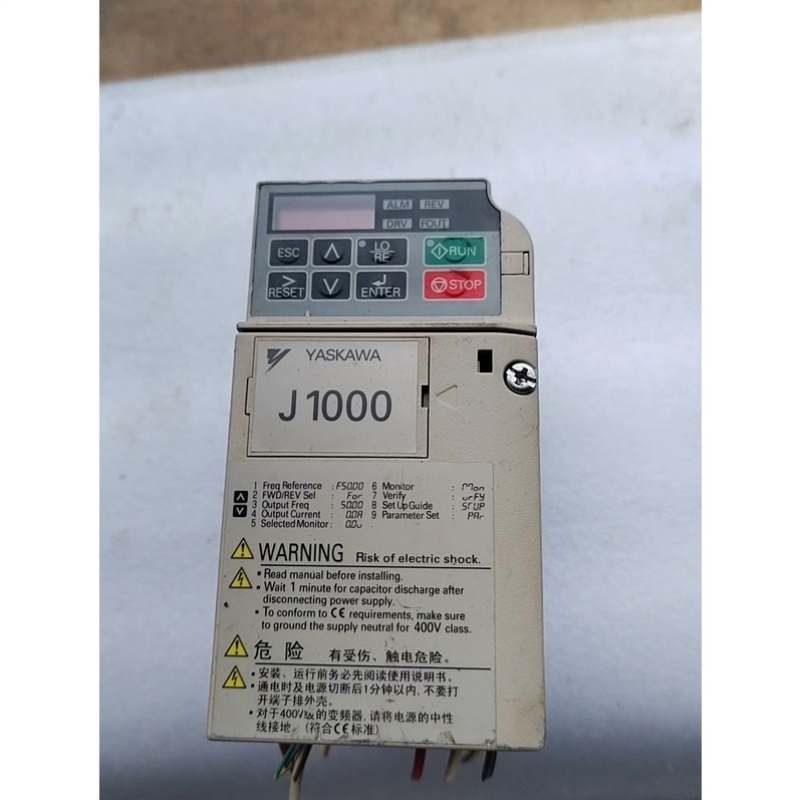 安川CIMR-JBBA0003BAA 0.75KW/0.4K
