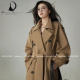 廓形大翻领双排扣气质系带大衣 经典 德国卡其色风衣女2025秋季 新款