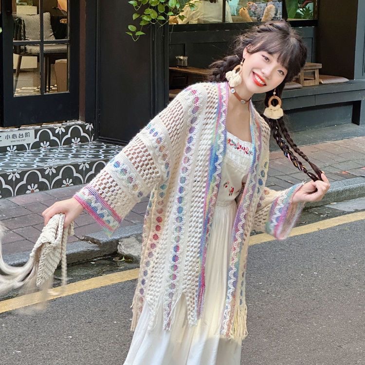 流苏披肩外搭女民族风