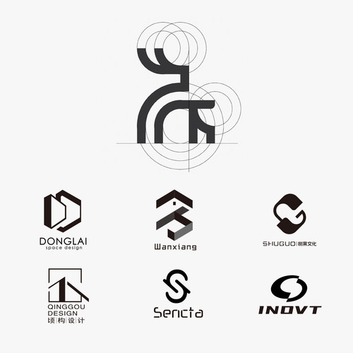 原创logo设计品牌企业公司商标卡通头像字体标志餐饮图标定制设计