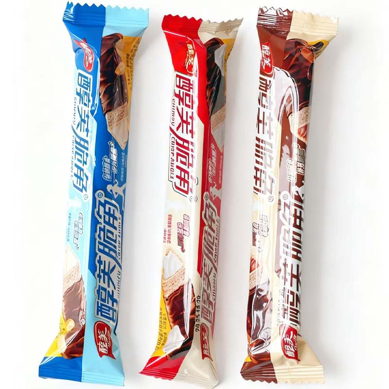 三角酥醇芙脆角图层巧克力角夹心饼干长条果仁味谷物巧克力棒酥
