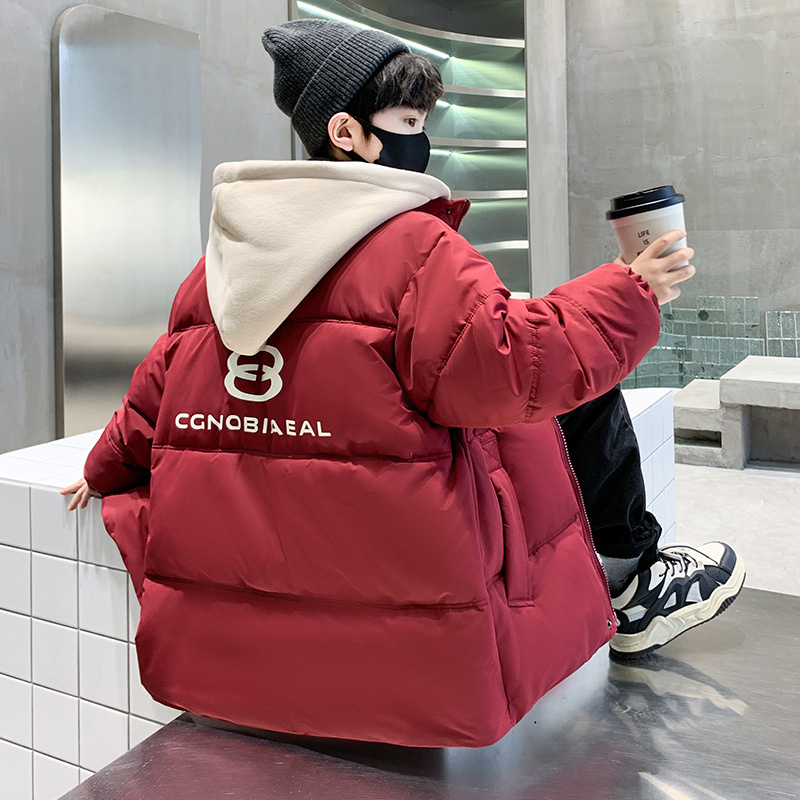 BAKUXIA男童冬季羽绒棉服外套潮