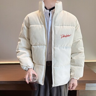 duke+dexter户外美式花体签名字母立领羽绒服休闲防风防泼水外套