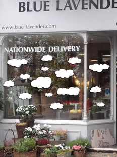 北欧ins儿童婴儿房幼儿园白云朵墙贴云彩天花板吊顶装饰遮丑贴纸